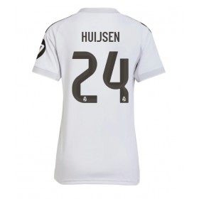 Real Madrid Dean Huijsen #24 Hjemme skjorte til dame 2025-26 Kortermet
